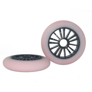 High Rebound Double Layer Inline Speed Skating Wheels Dual Layer PU Skate Wheels 90-100-110mm