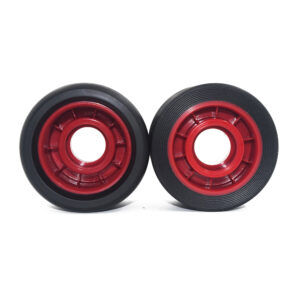 Roller Figure Skate Derby Skate Plastic Core PU Wheel 62x42mm