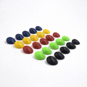 Multiple Color Ice Speed Skate Half-Cover Finger Plastic Tip